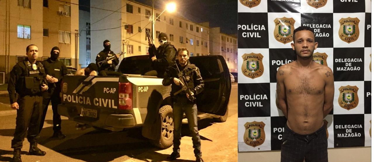 POLÍCIA CIVIL PRENDE HOMEM ACUSADO POR COMETER UMA TENTATIVA DE HOMICÍDIO EM MAZAGÃO